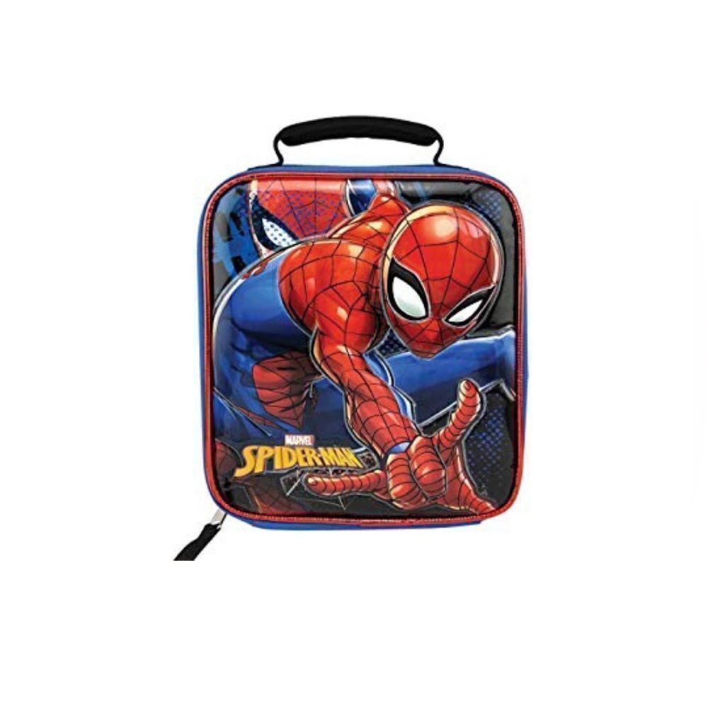 NWT Marvel Spider-Man Insulated Zippered Amazing Super Hero Lunch Box Bag